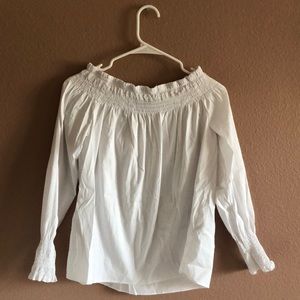 off the shoulder blouse
